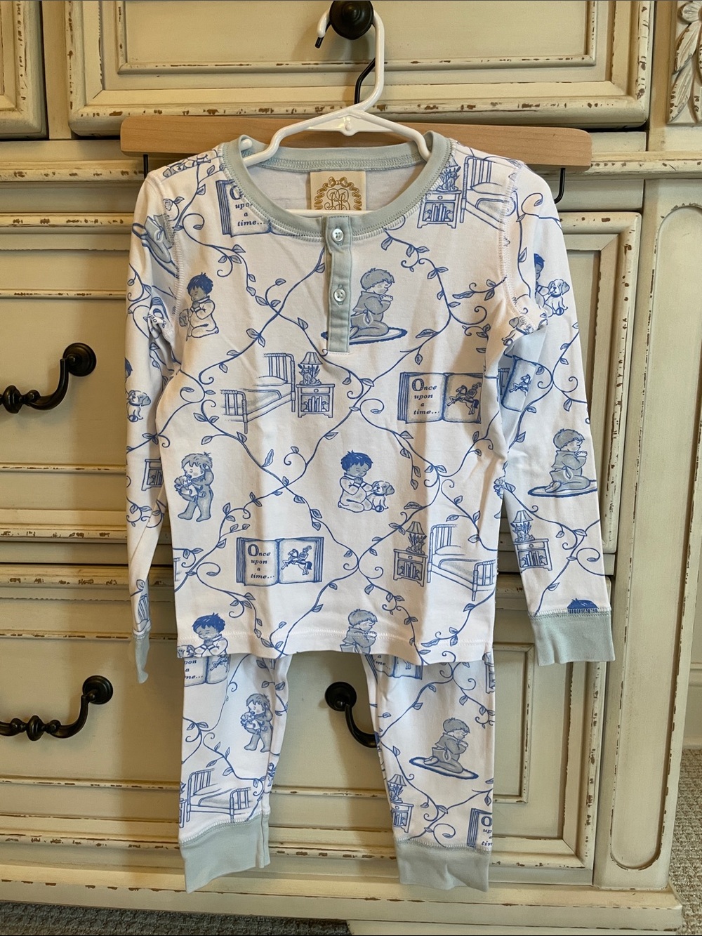 The Beaufort Bonnet Company Kids Long Sleeve Pajama Set